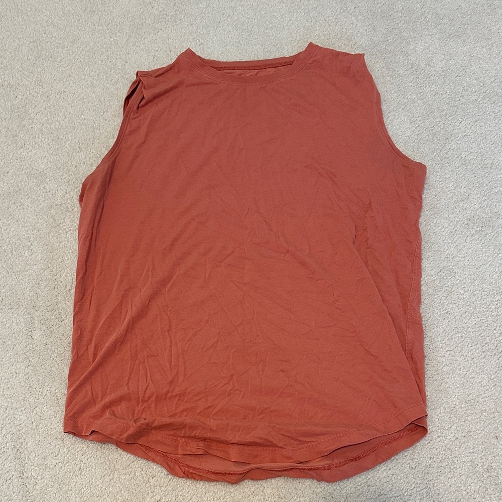 Lululemon rust colored muscle tank